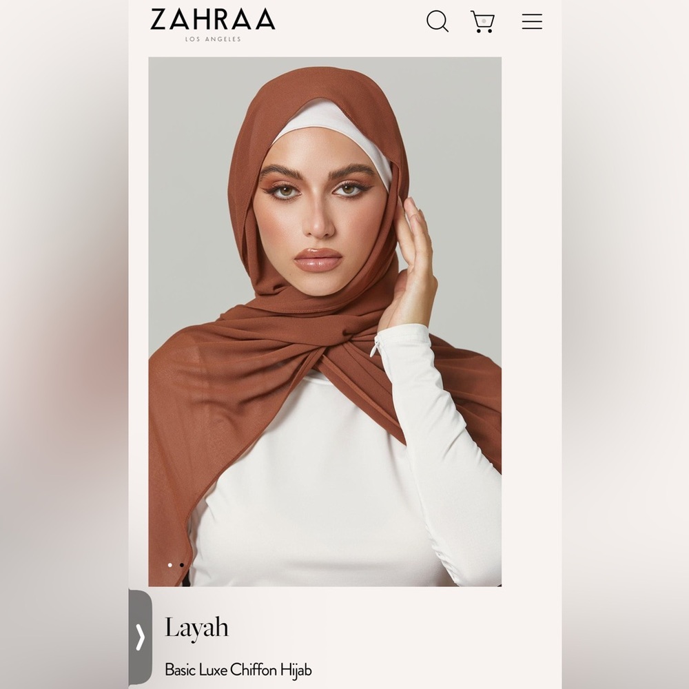 Elegant Brown Hijab